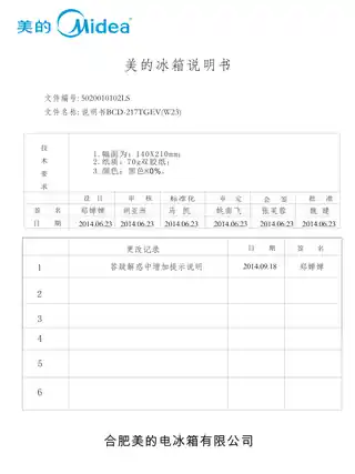 Midea美的 美的冰箱BCD-217TGEV(W23)水晶银